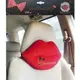 車之嚴選 cars_go 汽車用品【PKTD005R-04】Hello Kitty 紅脣系列 汽車座椅舒適頭枕 護頸枕