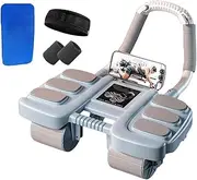Abdominal Wheeler Ab Roller with Mat, Abdominal Slider with Elbow Support, Upgraded Automatic Rebound Ab Roller Wheel, Home Gym Exercise Core Workout Equipment Machine