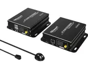$150 HDMI KVM Extender 1080P 60Hz Single Cat5e/6 Cable Up to 120m/393ft 1A1