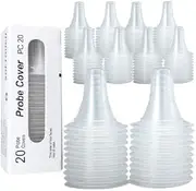 100x Replacement Ear Thermometer Probe Covers for Braun ThermoScan - Replacement Lens Filters – Protective Thermometer Cover - fits All Braun ThermoScan Models - BPA & Latex Free – Recyclable