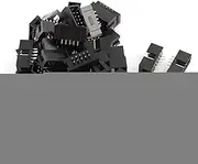 Aexit 36pcs (Terminal, connector) 2x5 10-Pin Straight Box Header Connector IDC Male (63ry413qf344) Sockets 2.54mm