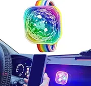 Light Up Bracelet | Wearable Disco Lights,USB Charging with Suction Cup Portable LED Bracelets Lamp for Room Decoration Car Party for Women and Men