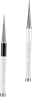 BATHVEVE 2Pcs Nail Drawing Pen Chic Manicure Painting Pens for Nail Art Practical and Lightweight Design for Home and Professional Use for Drawing Lines and Floral Designs