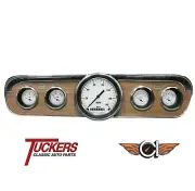 1965 - 66 Ford Mustang White Hot Series Gauge Pkg Classic Instruments MU65WH00
