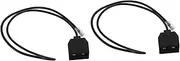 Angoily 2pcs Telephone Extension Cord Headphone Adapters Phones Rj9 Phone Cable Adapter Telephone Converter Telephone Supplies Rj9 Telephone Splitter Telephone Line Adapter Rubber