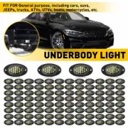 100pcs White LED Under Underglow Underbody System Neon Light Kit Lamp Waterproof