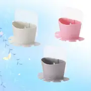 Toothpaste Brush Holder and Suction Self Adhesive Toothbrush