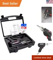 Quick-Heating 260W Soldering Gun with Portable Case & Interchangeable Tips