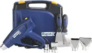 Rapid Hot Air Gun R1800, Hot Air Gun in Case with 4 Nozzles, 2 Paint Scrapers, 1800 W Power, Temperature 300-550 °C, Air Flow 250-450 L/Min, for Removing Paint, Varnish and Stickers, Shrinking