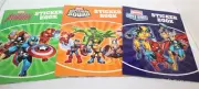 Marvel Super Heroes Sticker Books New x 3 Bulk Lot Spider-Man Avengers