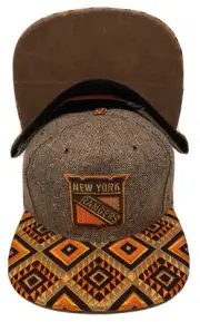 Zephyr NHL New York Rangers "Dreamcatcher" 5 Panel Flat Bill Snapback Hat NWT