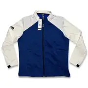 Adidas Golf COLD.RDY Blue/White Long Sleeve Jacket Men's Sizes L, XL NWT GD0813