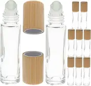 Beaupretty 10pcs Refillable Roll Bottles Small Perfume and Essential Oil Containers Elegant Design for Travel Durable and Convenient Use