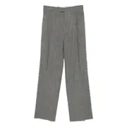 [Carven] Carven Pinstripe Wool Trousers 38 FR GREY