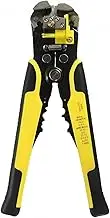 Wire Stripping Tool, Automatic Wire Crimper Crimping Pliers/Cutting - Self adjusting wire stripper Tool with Jaws, for 10-24 AWG Stranded Wire Cutting - YELLOW