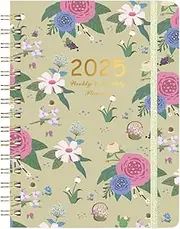 Academic Planner, School Journal, Double Wire Bound Design Notebook, Distance Learning, for Weekly and Monthly Agenda Organizer, 8.46 x 6.1 x 0.59 Inches, 330 g, Paper