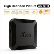 X96Q TV Box H313 Quad Core 2+16GB Android 10.0 OS 2.4G WIFI Media Player US Plug