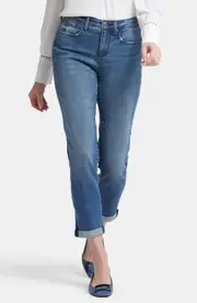 NYDJ Margot Girlfriend Jeans in Cascade Wave at Nordstrom, Size 10P