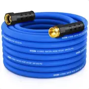 Heavy Duty Garden Hose 50ft, Non-Expanding Flexible Water Hose, Kink Resistan...