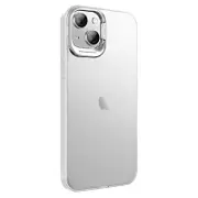 X-LEVEL For iPhone 15 Matte PC+TPU Phone Case Camera Frame Kickstand Drop Proof Back Cover