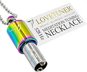 LOVETUNER Mindful Breathing & Meditation Tuning Necklace | 528 Hz Solfeggio Love Frequency | Stress Relief Whistle Necklace | Promote Calm through Sound & Breathwork for Adults