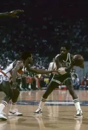 Nate Archibald of the Boston Celtics 1980's Basketball photo