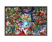 Tenyo Alice in Wonderland Stained Glass 1000 Piece Jigsaw Puzzle