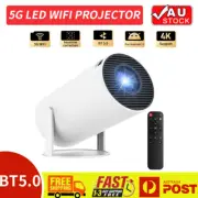 5G 4K Projector Smart LED WiFi Bluetooth HDMI USB Android Office Home Theater