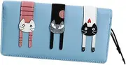 [WRITWAA] Fashionable Pu Material Cartoon Women Money Bag Zipper Pouch for Money Present