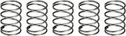 uxcell 5Pcs Compression Spring, 11mm OD, 0.8mm Wire Size, 15mm Free Length, Spring Steel Construction Extended Mechanical Compression Springs for Shop and Home Repairs, Silver Tone