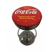 COCA COLA COKE PREMIUM BAR STOOL ADJUSTABLE HEIGHT COCA-COLA