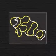 Clownfish Sign for Business Displays | LED Flex Neon | 31"W x 24"H x 1"D