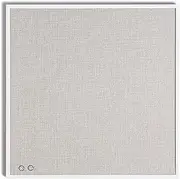 U Brands Linen Bulletin Board with White Metal Frame, 14 x 14 Inch Size