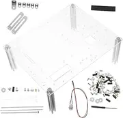 Gatuida 1Set Transparent Open Air Computer Case Compact Chassis Bracket for Video Cards Easy Installation Durable Design for Systems for Testing and Troubleshooting