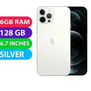 Apple iPhone 12 Pro MAX (128GB, Silver) Australian Stock - Refurbished (Excellent)