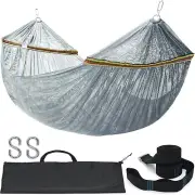 Tranquillo Double Hammock 2 Persons Polyester Hammock 550lbs Portable Camping