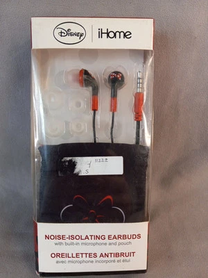 Disney iHome Minnie Mouse Noise-Isolating Earbuds, NEW!
