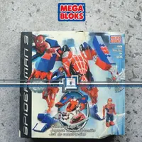在飛比找蝦皮購物優惠-Mega Bloks 蜘蛛俠 3 建築玩具機器人蜘蛛俠積木全