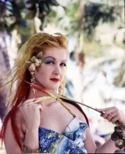 American singer and songwriter Cyndi Lauper in Hawaii 1986 OLD PHOTO 3