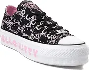 [CONVERSE ALL STAR] Converse Men's Hello Kitty One Star, Black/Pink