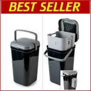 Sleek 5L Pet Waste Disposal Bin - Effortless Clean-Up & Odor Reduction Solution
