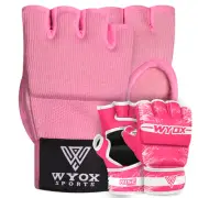MMA Gloves & Boxing Hand Wrap Bundle By WYOX, MMA, Muay Thai, Wrist Support