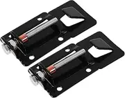 Outanaya 2pcs Telescopic Range Hood Hook Adjustable Wall Mounted Bracket for Kitchen Heavy Duty Metal Cooker Hood Hanging Plate Easy Installation