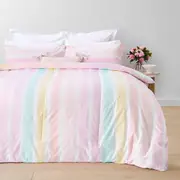 Ombre Cotton Rich Reversible Comforter Set - Double Bed
