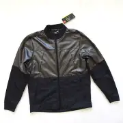 Under Armour Rain Jacket Mens Size L Gray Full Zip Unstoppable Swacket