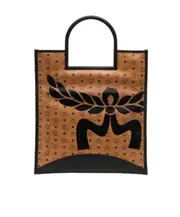 Pattern handbag One size Brown
