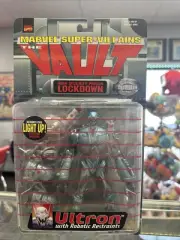 Marvel Super Villains The Vault Ultron Action Figure Toy Biz 1998 New