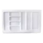 Kitchen Cutlery Tray Insert Utensil Drawer Divider Organiser 900mm Cabinet White
