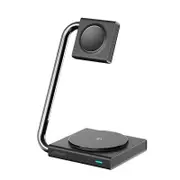 2 in 1 Wireless Charger Station Compatible with iPhone iWatch AirPods