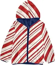 [GuoChe] Girls Sherpa Lined Merry Christmas Holiday Red Lines Toddler Girl Fleece Jacket Navy Blue Toddler Fleece Zip Up